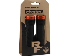 Race Face Chester Lock-On Grips (Black/Orange) (31mm)
