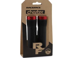 Race Face Chester Lock-On Grips (Black/Red) (31mm)