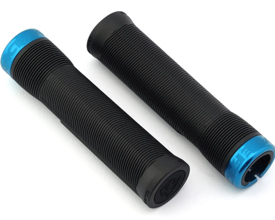 Race Face Chester Lock-On Grips (Black/Turquoise) (31mm)