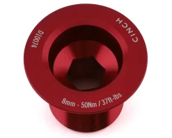 Race Face CINCH Crank Bolt w/ Washer (Gloss Red) (NDS) (M18)