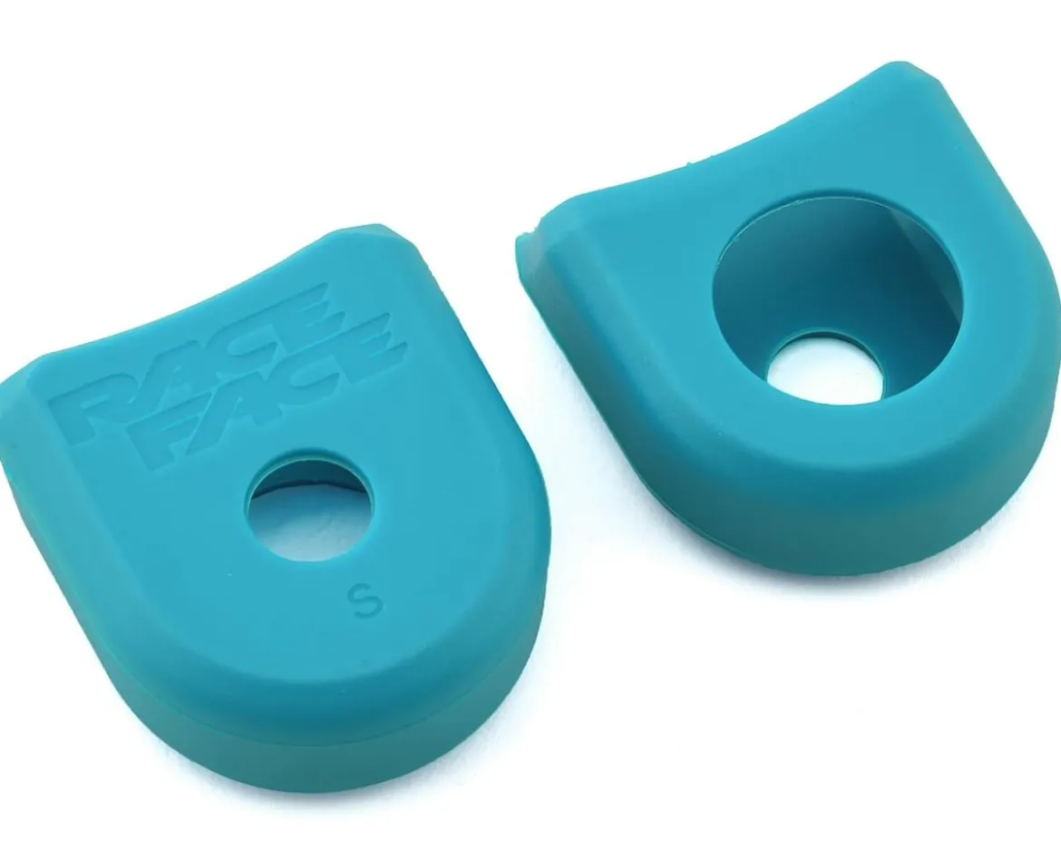 Race Face Crank Boots for Aluminum Cranks (Turquoise) (Pair)