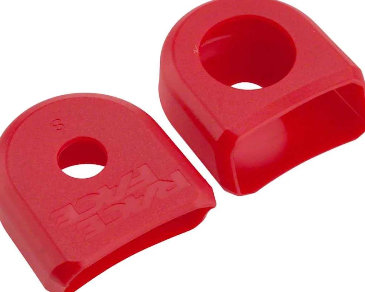 Race Face Crank Boots for Aluminum Cranks (Red) (Pair)