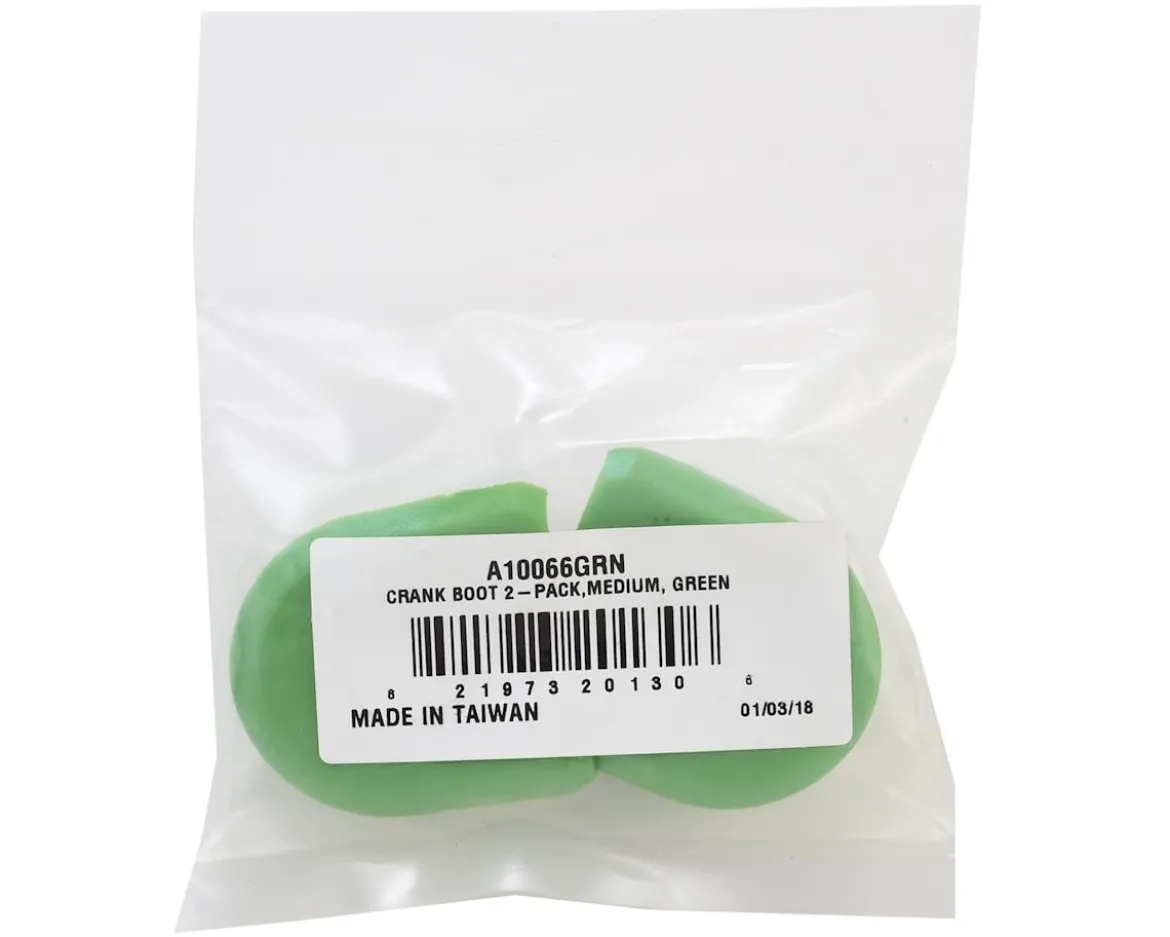 Race Face Crank Boots for Carbon Cranks (Green) (2)