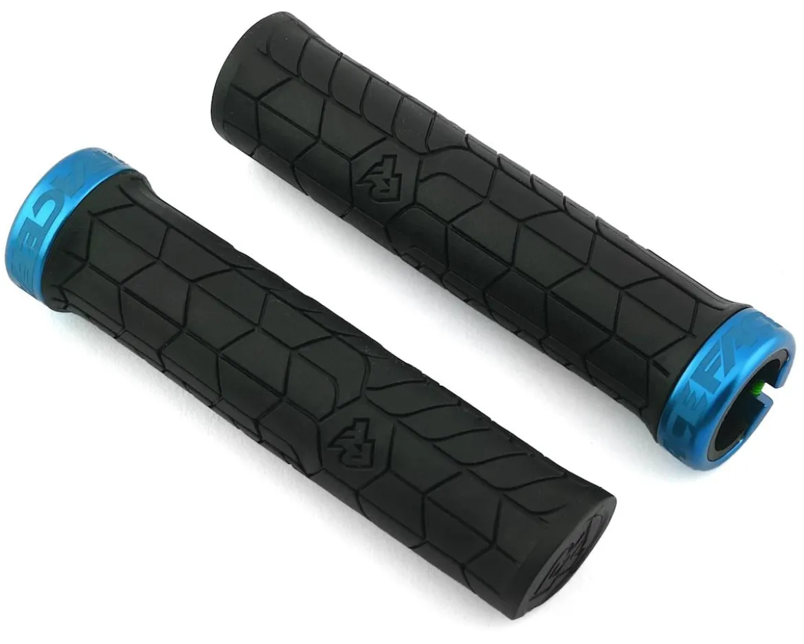 Race Face Getta Grips (Black/Turquoise) (30mm)