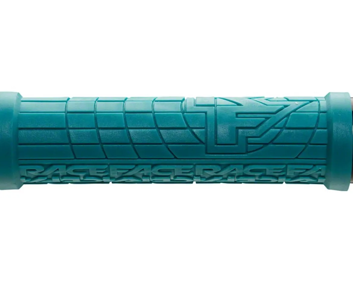 Race Face Grippler Lock-On Grips (Turquoise) (30mm)