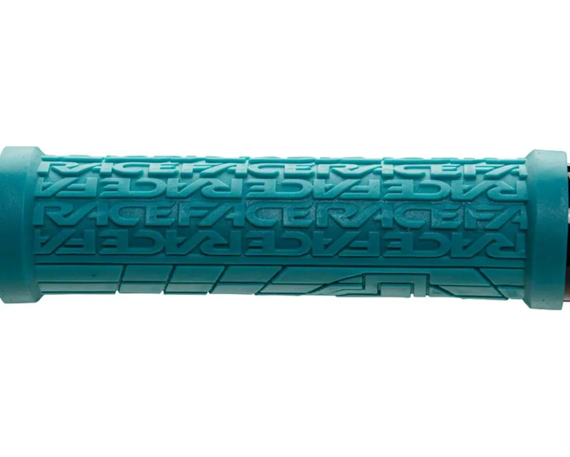 Race Face Grippler Lock-On Grips (Turquoise) (30mm)