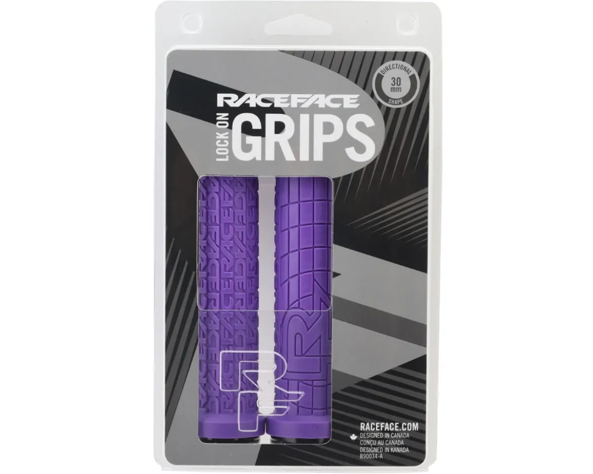 Race Face Grippler Lock-On Grips (Purple) (30mm)
