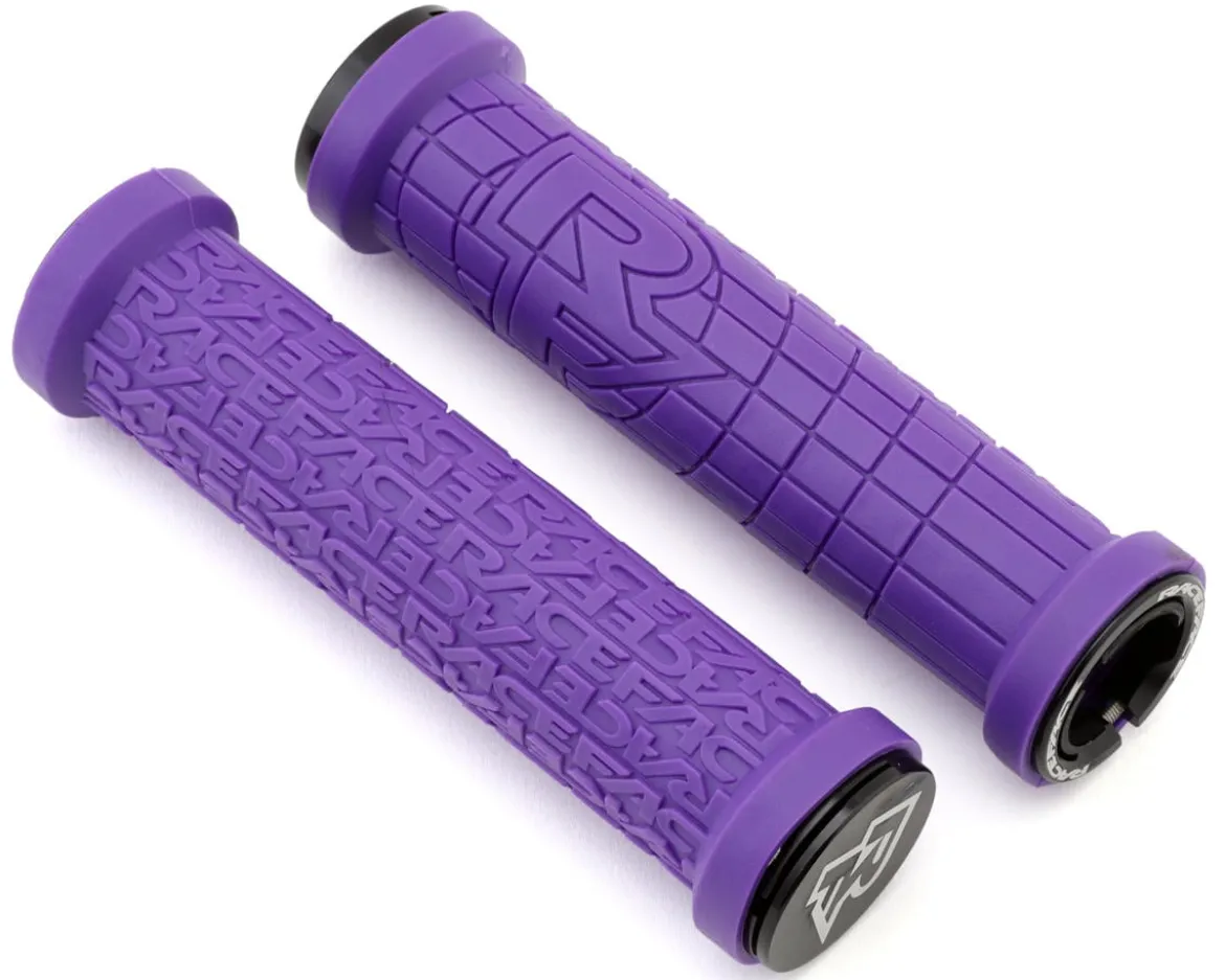 Race Face Grippler Lock-On Grips (Purple) (30mm)