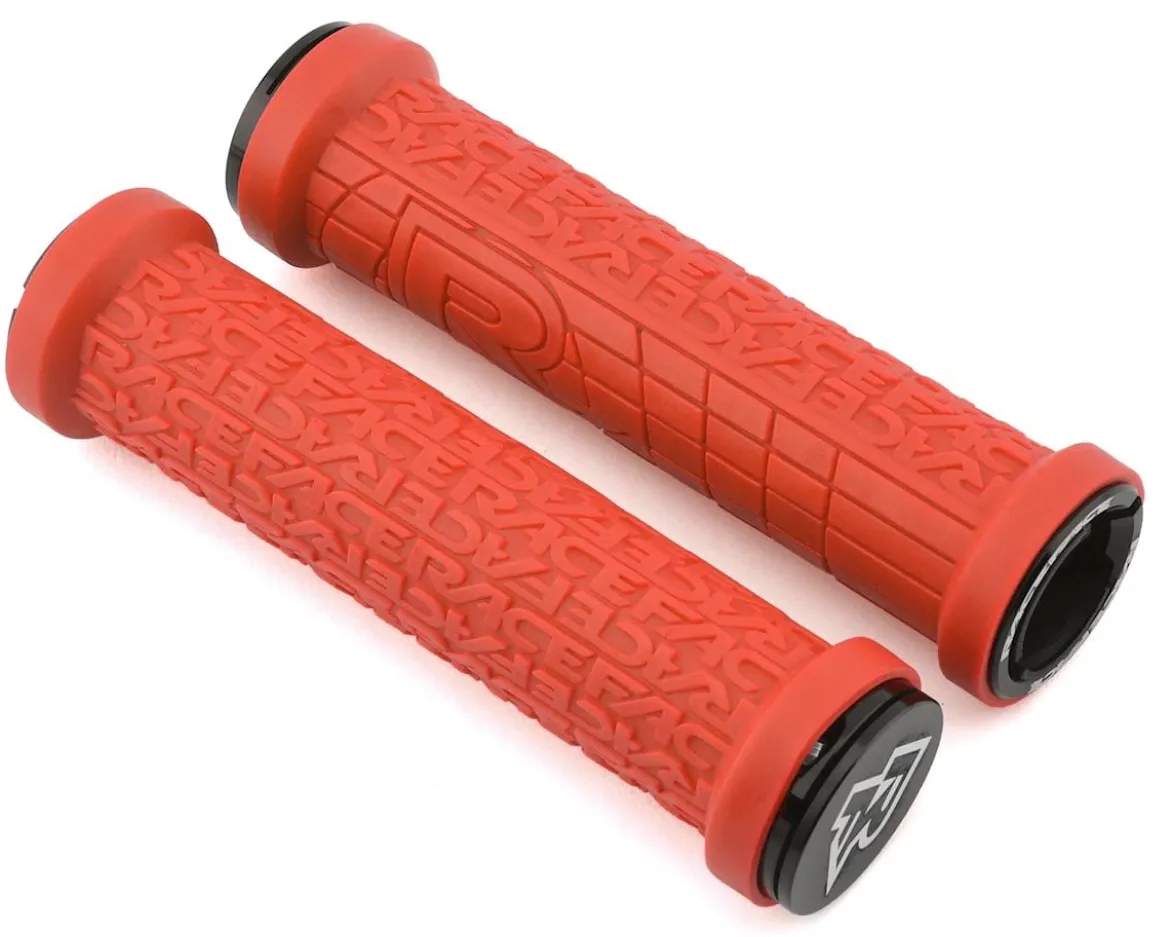 Race Face Grippler Lock-On Grips (Red) (30mm)