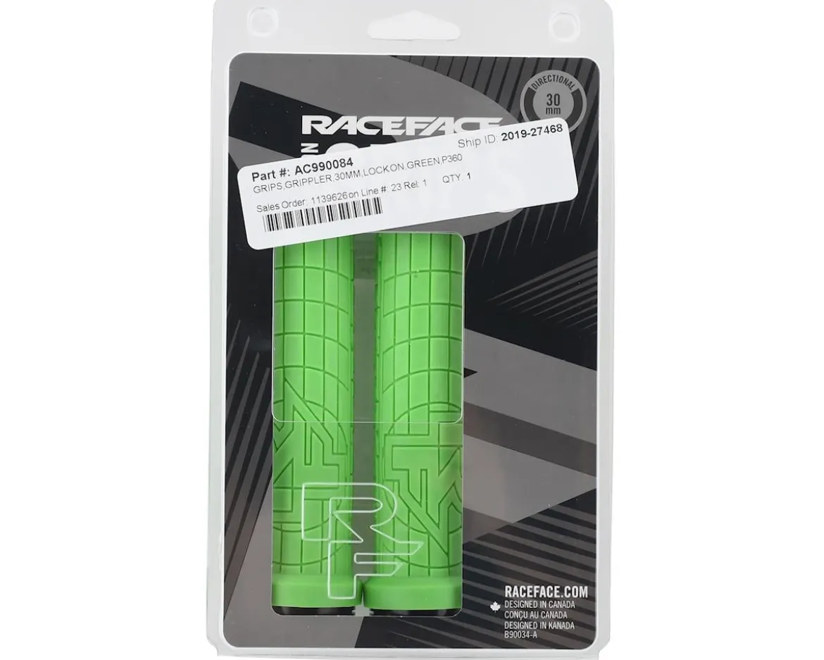 Race Face Grippler Lock-On Grips (Green) (30mm)