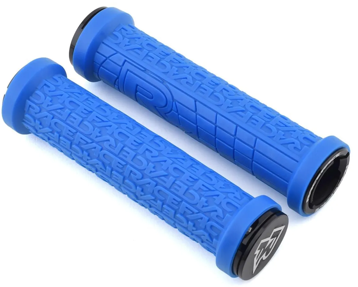 Race Face Grippler Lock-On Grips (Blue) (30mm)