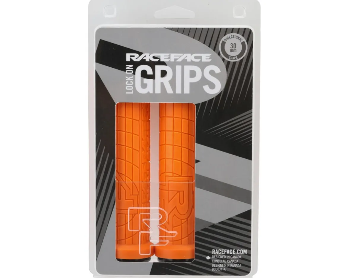Race Face Grippler Lock-On Grips (Orange) (30mm)