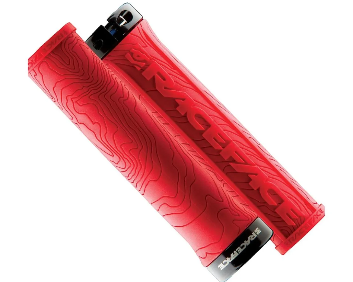 Race Face Half Nelson Lock-On Grips (Red)