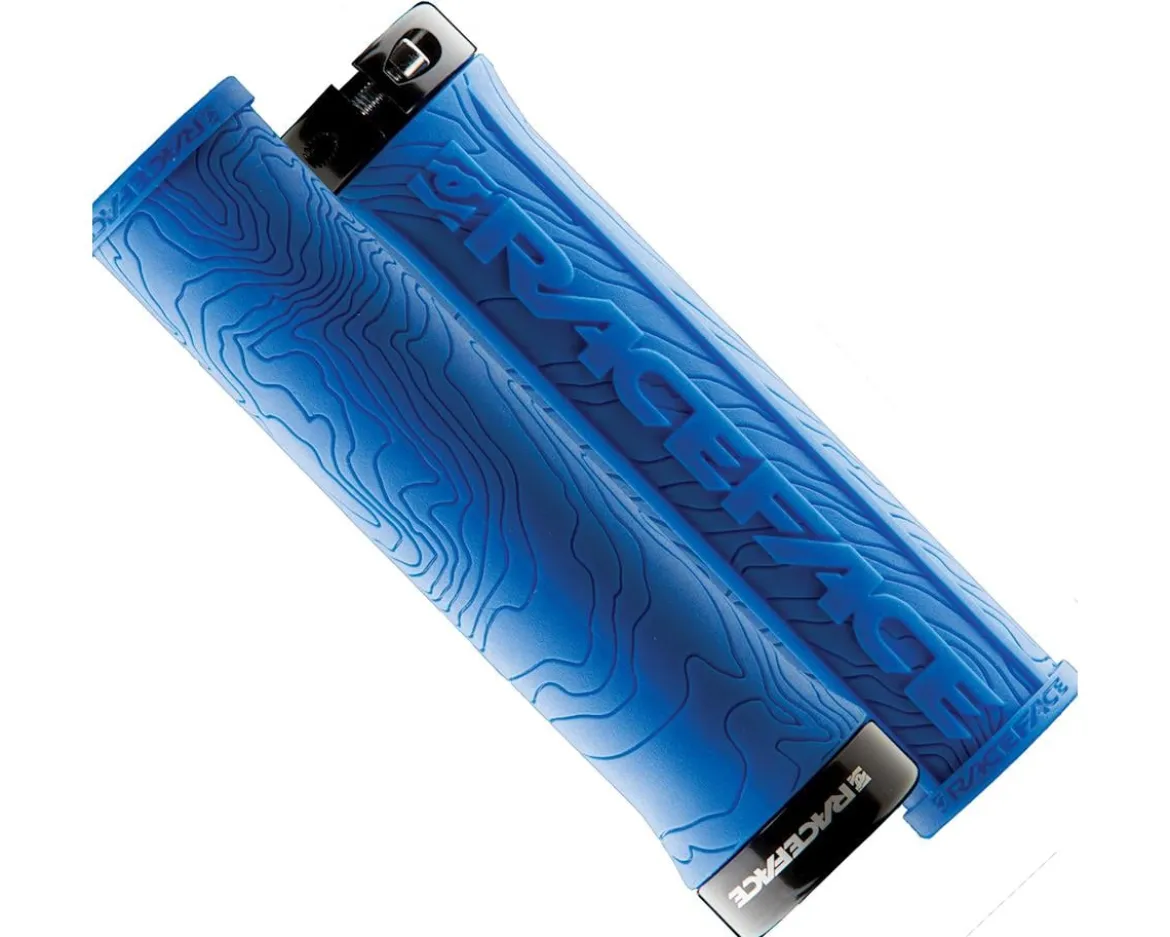 Race Face Half Nelson Lock-On Grips (Blue)
