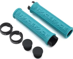 Race Face Half Nelson Lock-On Grips (Turquoise)