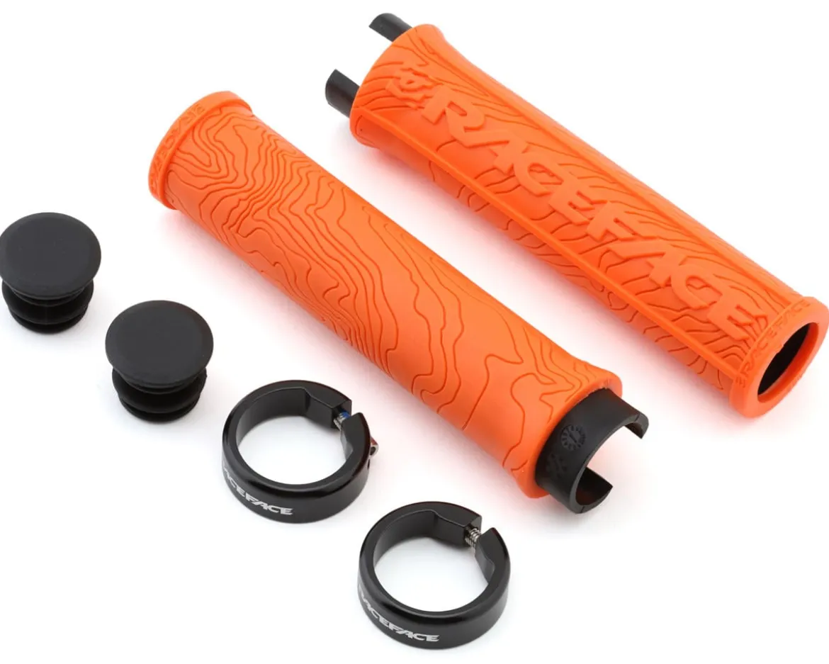 Race Face Half Nelson Lock-On Grips (Orange)
