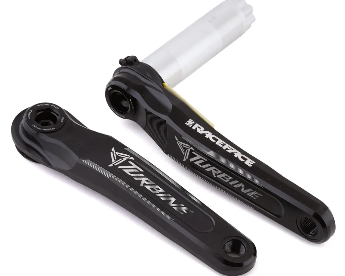 Race Face Turbine Crankset (Black) (30mm/136mm Spindle) (175mm) (Cinch Direct Mount)