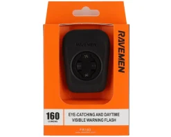 Ravemen FR160 Computer Mount LED Headlight (Black) (Includes Garmin Mount)