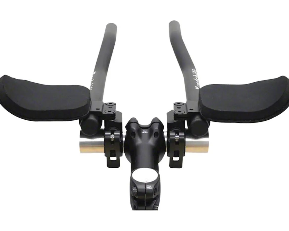 Redshift Sports QR S-Bend Aero Bars (Black) (Aluminum)