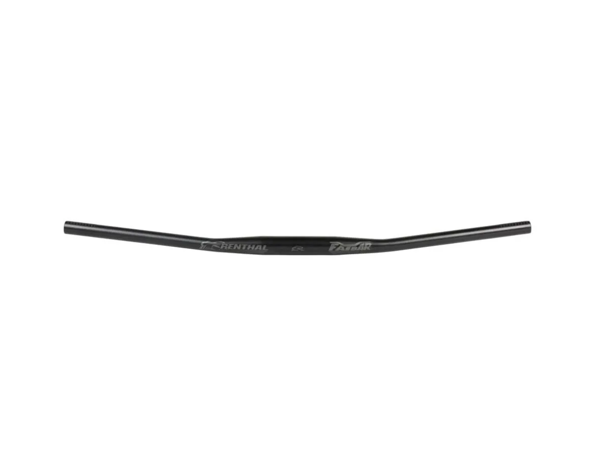 Renthal FatBar Lite Zero Handlebar V3 (Aluminum) (Black) (0mm Rise) (780mm) (31.8mm Clamp)