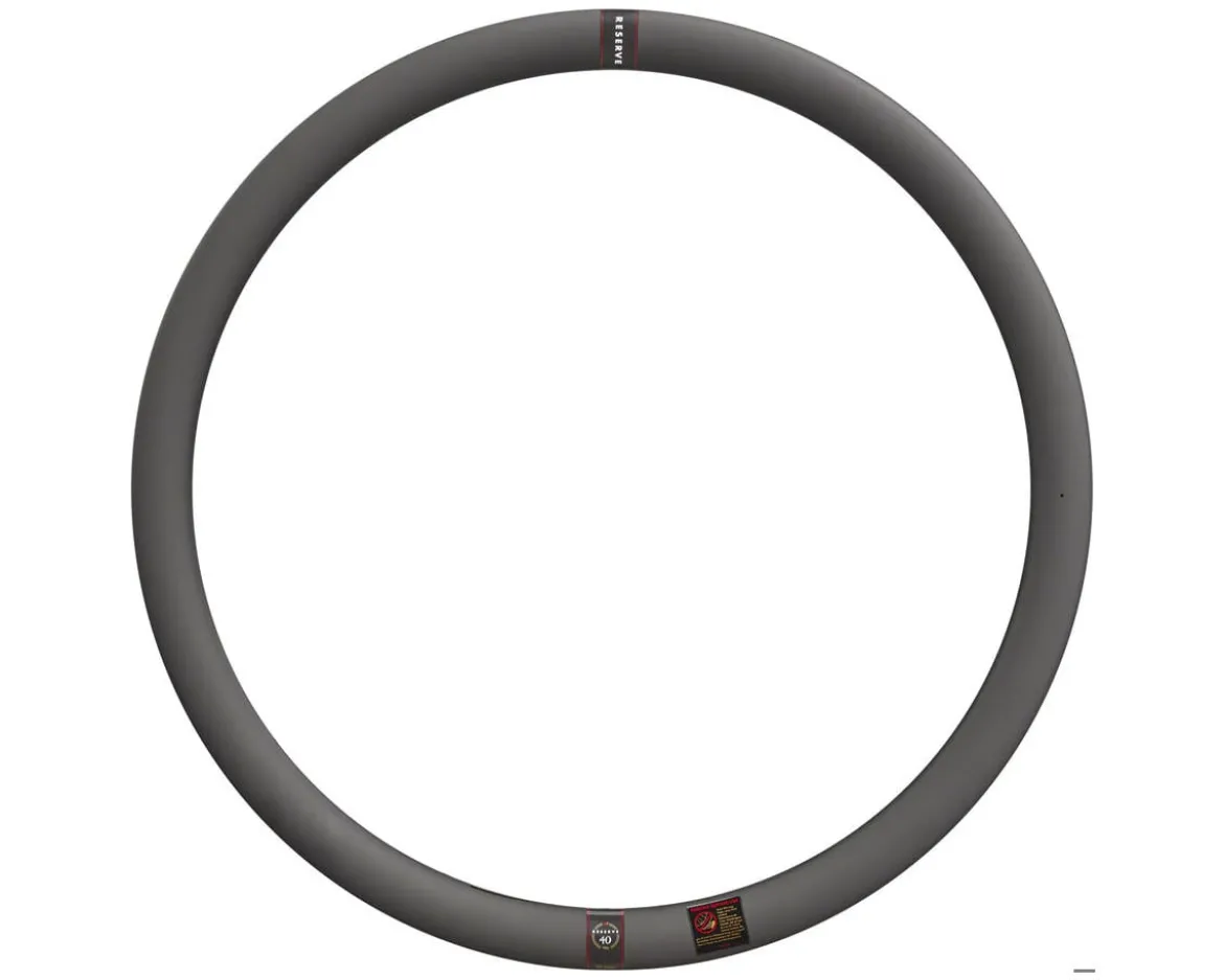 Reserve Wheels 40 GR Gravel Rim (Carbon) (700c) (Disc Brake) (24H)