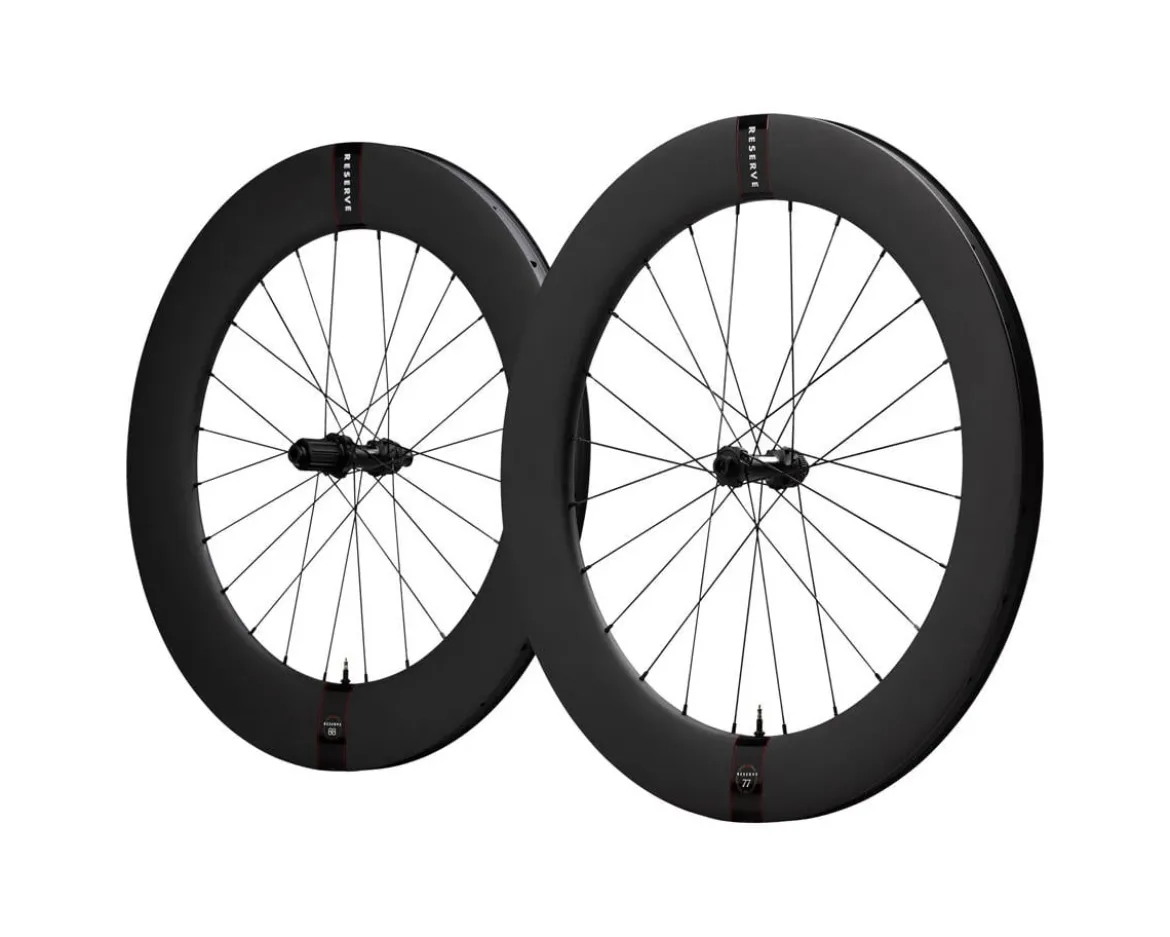 Reserve Wheels 77/88 Turbulent Aero Wheelset (Carbon) (Centerlock) (Shimano HG 11/12) (DT 240 Hubs)