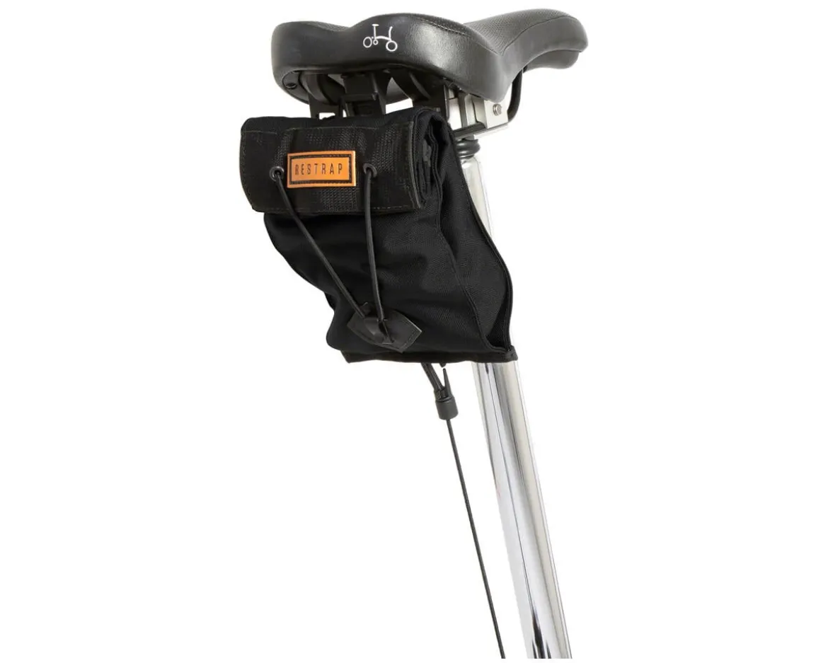 Restrap City Saddle Bag (Black) (Small)