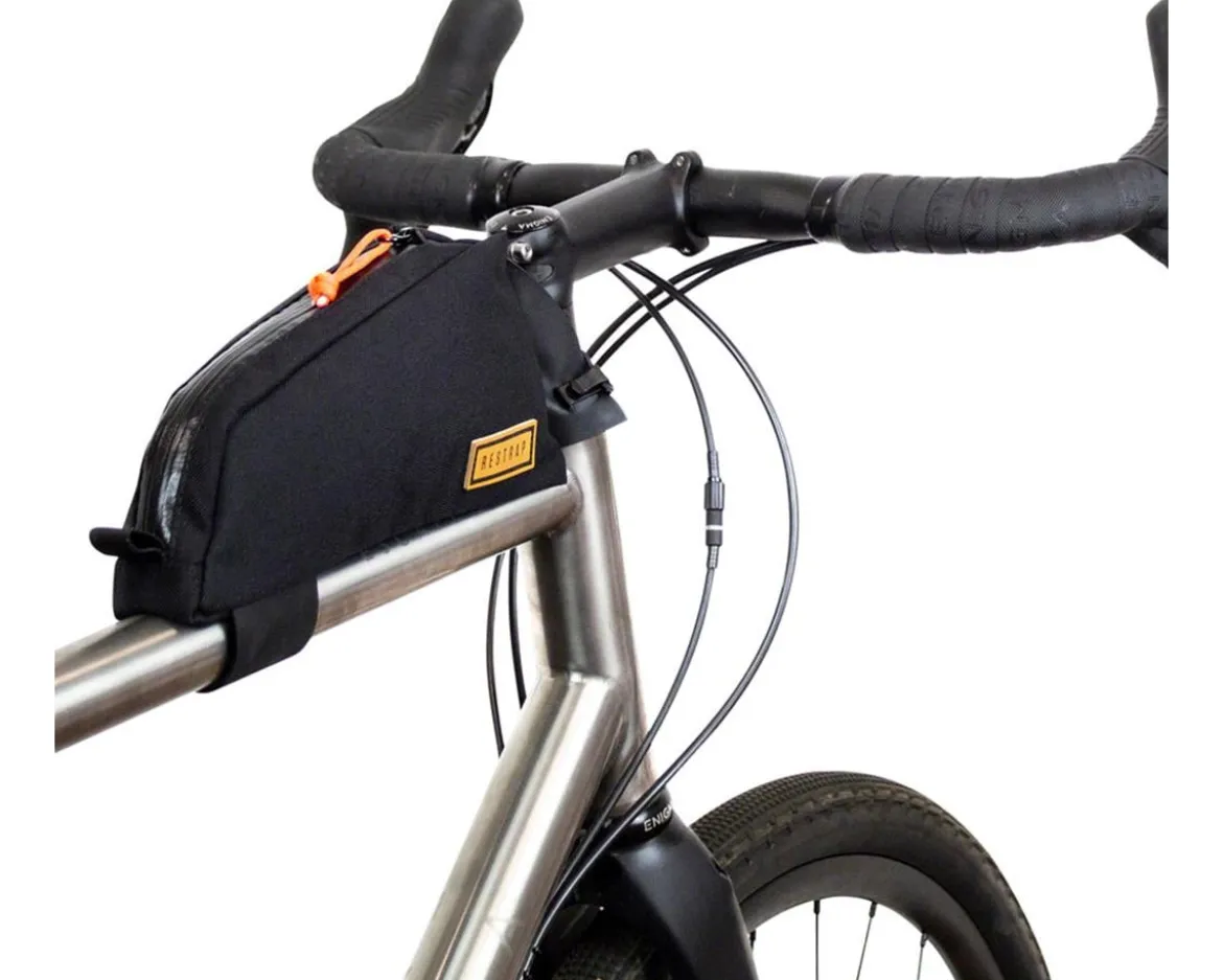 Restrap Strap-On Top Tube Bag (Black )