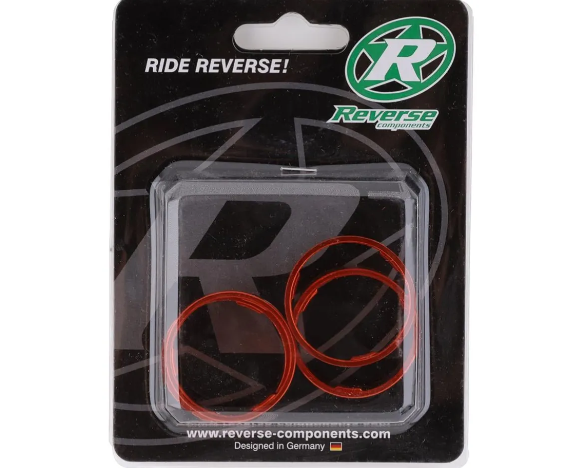 Reverse Components Ultralight Headset Spacer Set (Orange) (4)