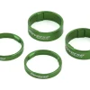 Reverse Components Ultralight Headset Spacer Set (Green) (4)