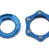 Reverse Components Centerlock to 6-Bolt Rotor Adapter (Blue)