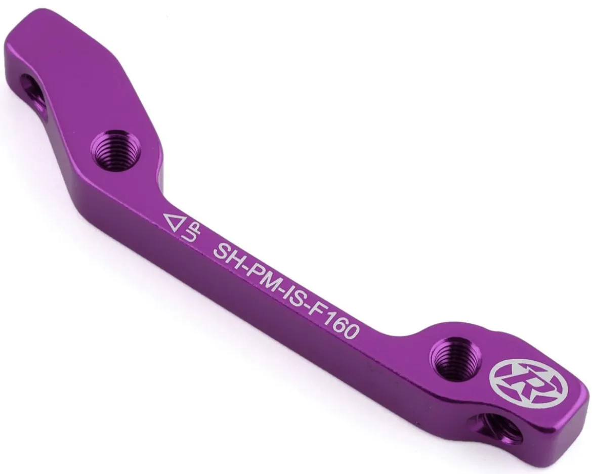 Reverse Components Disc Brake Adapters (Purple) (IS Mount) (160mm Front, 140mm Rear)