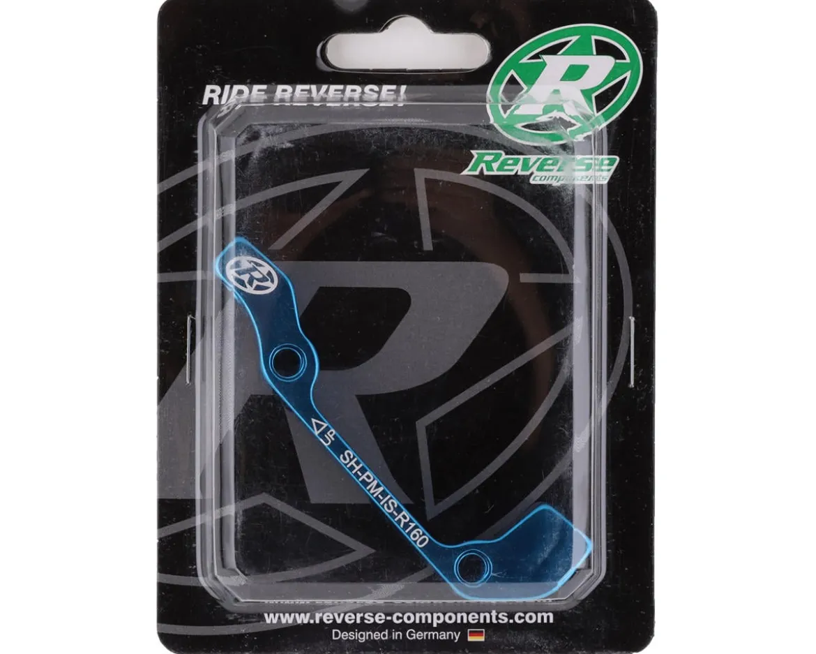 Reverse Components Disc Brake Adapters (Light Blue) (IS Mount) (180mm Front, 160mm Rear)
