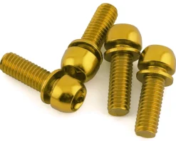 Reverse Components Disc Brake Caliper Bolts (Gold) (M6 x 18) (4)