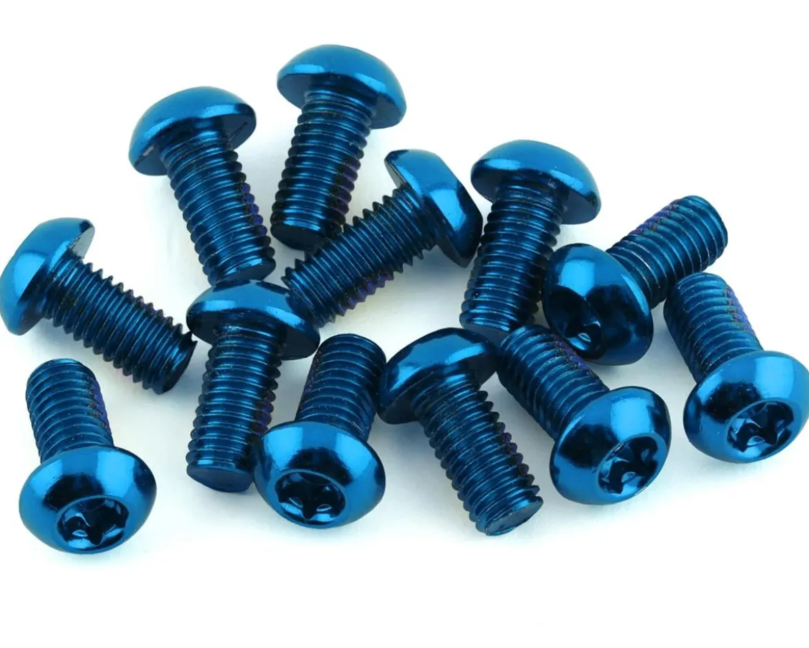 Reverse Components Disc Rotor Bolts (Blue) (M5 x 10) (12)