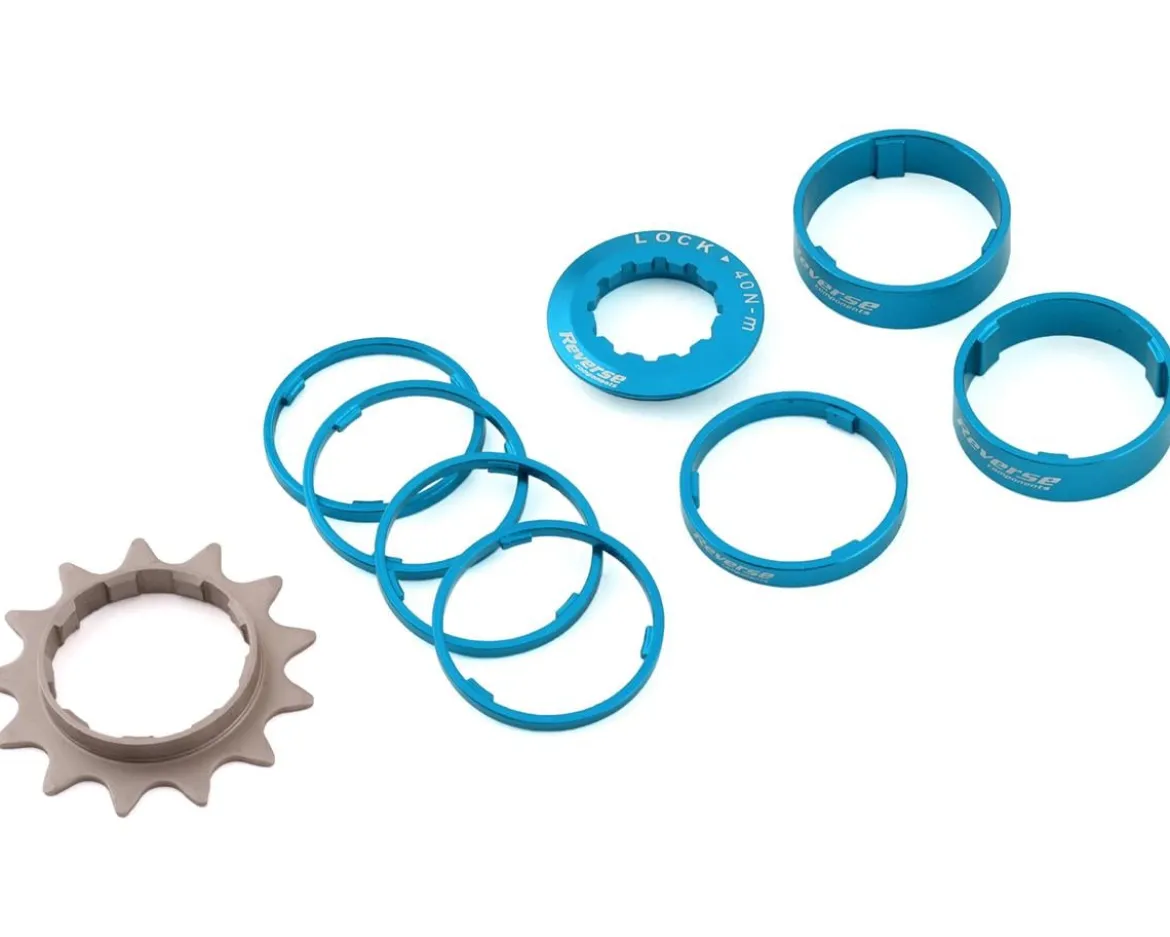 Reverse Components Single Speed Kit (Light Blue) (13T)