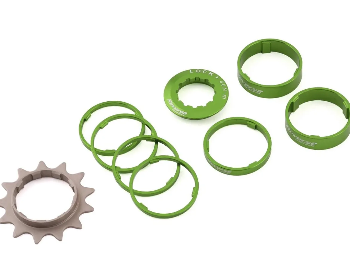 Reverse Components Single Speed Kit (Green) (13T)