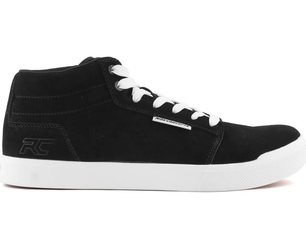 Ride Concepts Men's Vice Mid Flat Pedal Shoe (Black/White) (7)