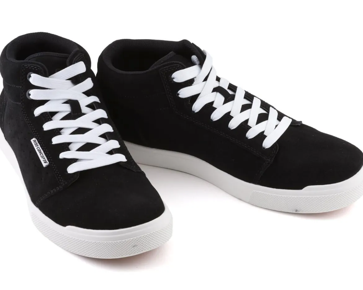 Ride Concepts Men's Vice Mid Flat Pedal Shoe (Black/White) (7)