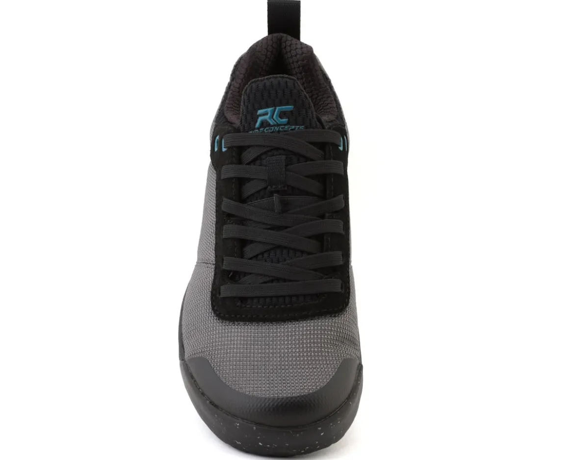 Ride Concepts Women's Accomplice Flat Pedal Shoes (Charcoal/Tahoe Blue) (5)