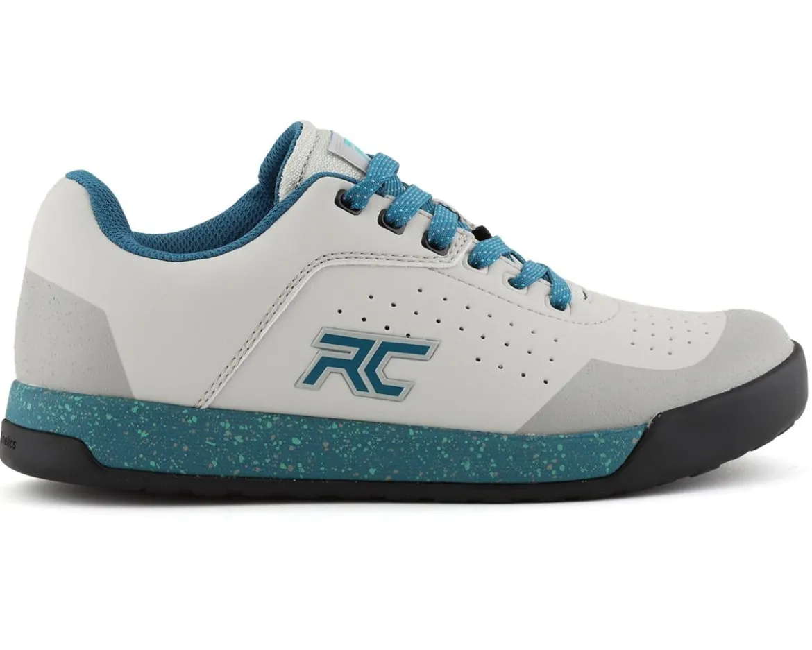 Ride Concepts Women's Hellion Flat Pedal Shoe (Grey/Tahoe Blue) (5)