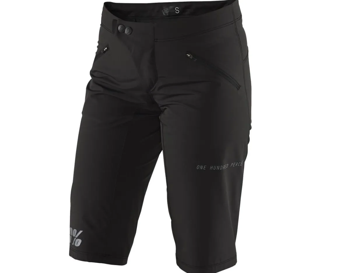 100% Ridecamp Women's Shorts (Black) (S)