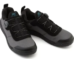 Ride Concepts Accomplice BOA Flat Pedal Shoes (Charcoal/Tahoe Blue) (10)