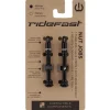RideFast Nut Jobs Tubeless Presta Valves (Black) (46mm)