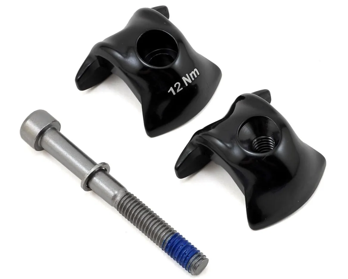 Ritchey Carbon 1-Bolt Saddle Clamp Kit (Black) (7 x 10mm Rails)