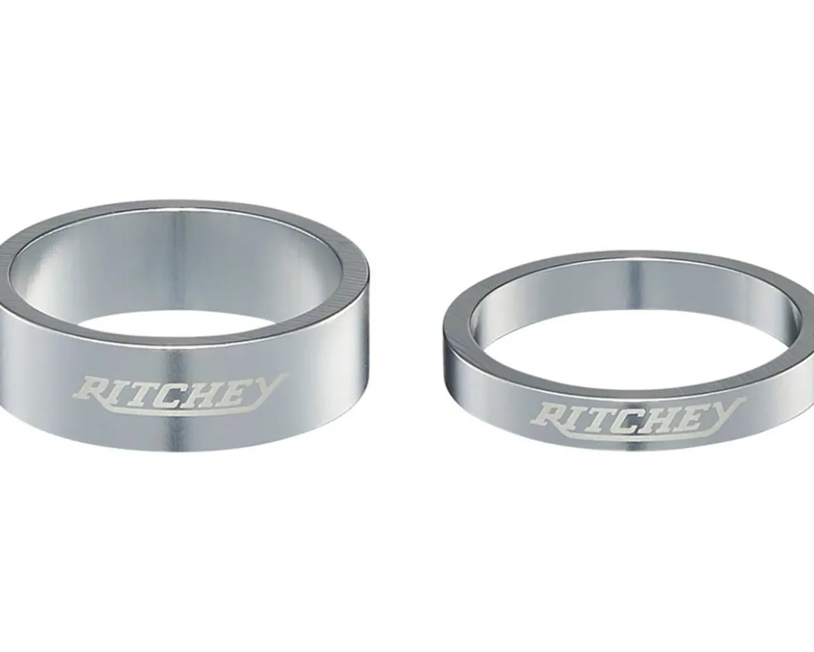 Ritchey Classic Headset Spacers (Silver) (1-1/8") (5 & 10mm)