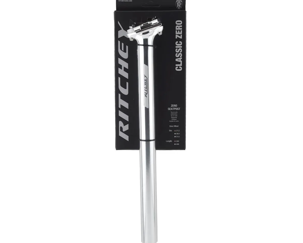 Ritchey Classic Seatpost (High-Polish Silver) (27.2mm) (350mm) (0mm Offset)