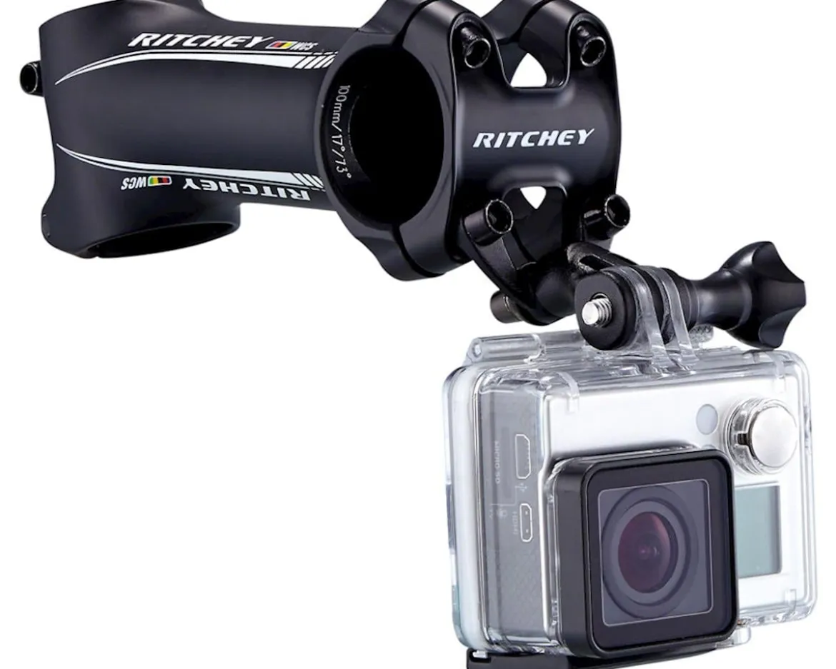 Ritchey Universal Stem Mount (Black) (Narrow Spacing) (With GoPro Style Interface)