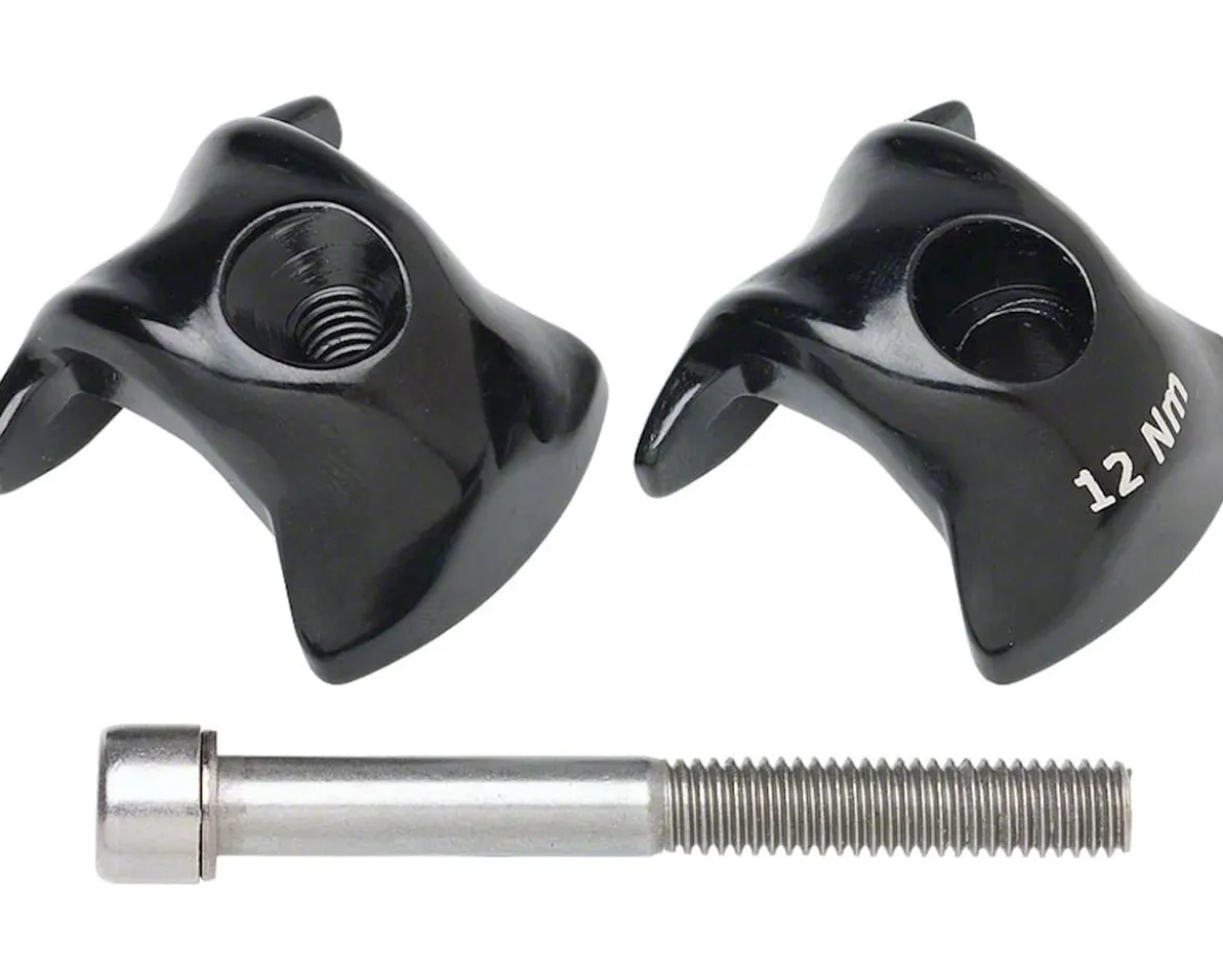 Ritchey WCS Alloy 1-Bolt Seatpost Clamp (Black) (7 x 7mm Rails)