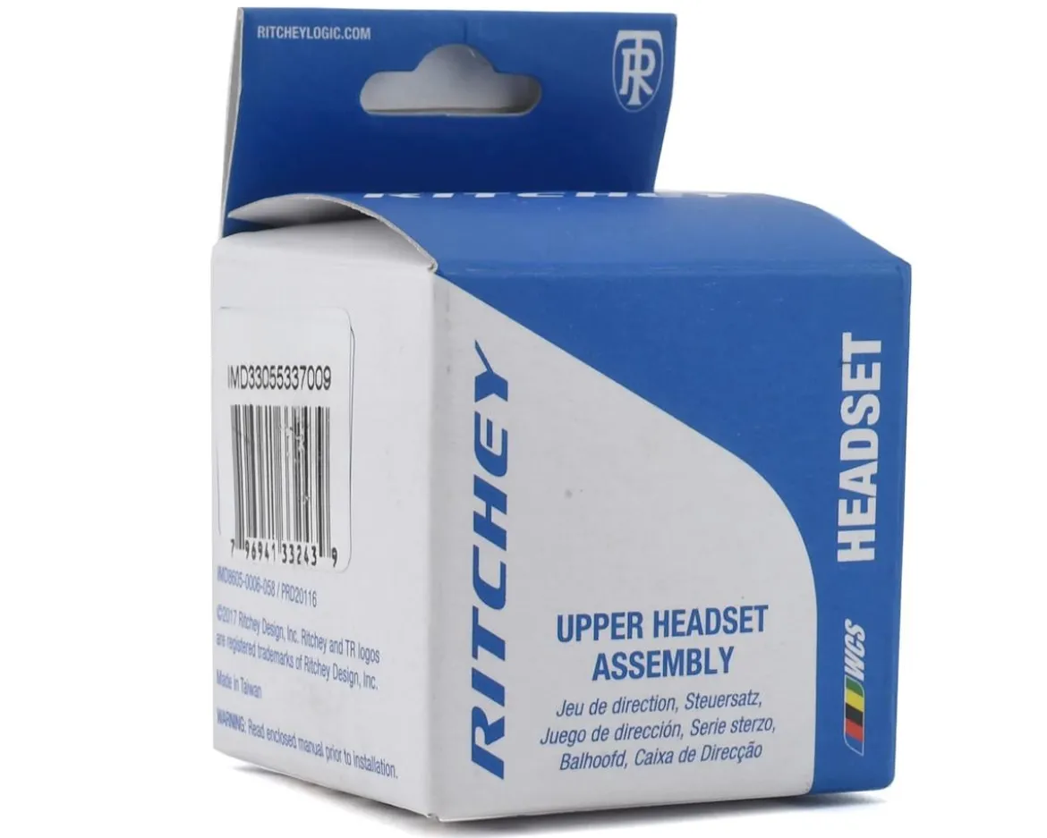 Ritchey WCS Drop In Headset Tall Upper (Black) (1-1/8") (IS42/28.6)